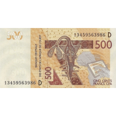 P419Db Mali - 500 Francs Year 2013